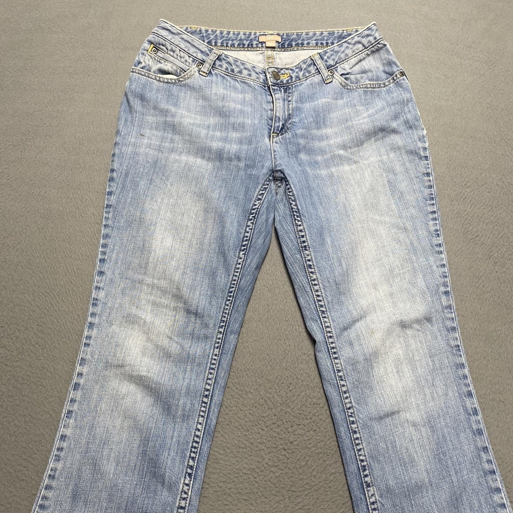J Jill Jeans Womens 4 Light Wash Blue Straight Leg 100% Cotton Denim Pants - Picture 2 of 12